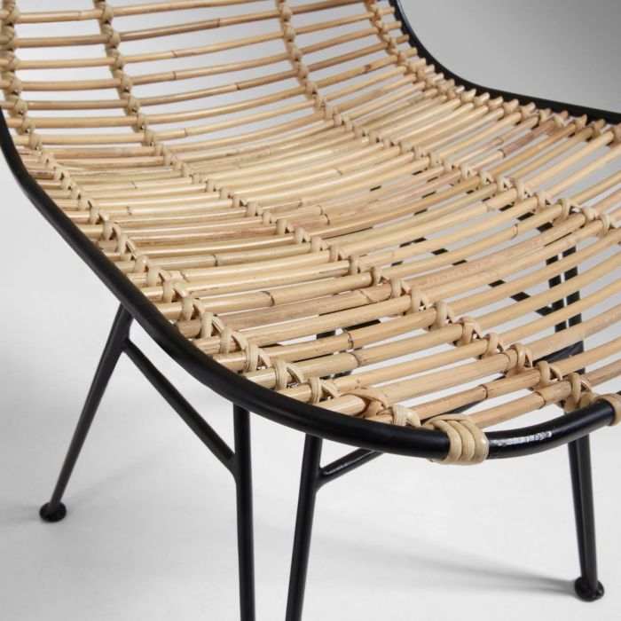 silla industrial, rattán, wanda 83 cm