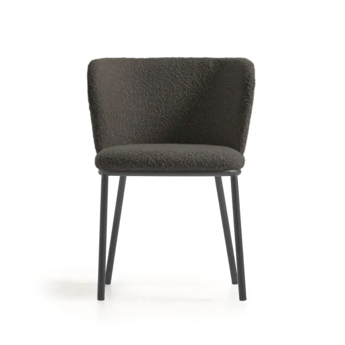 Silla Borreguito Acero Negro, 55 Cm