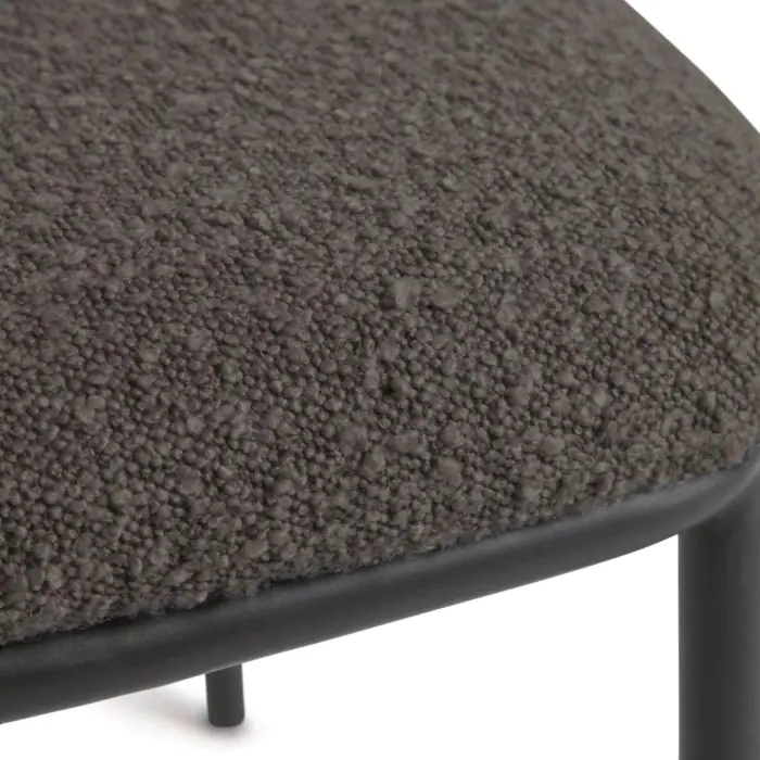 Silla Borreguito Acero Negro, 55 Cm