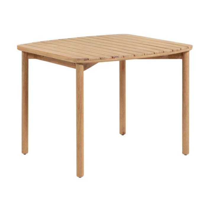 Mesa Redonda Sheryl Estilo Nórdico Madera Maciza Eucalipto, 90 Cm