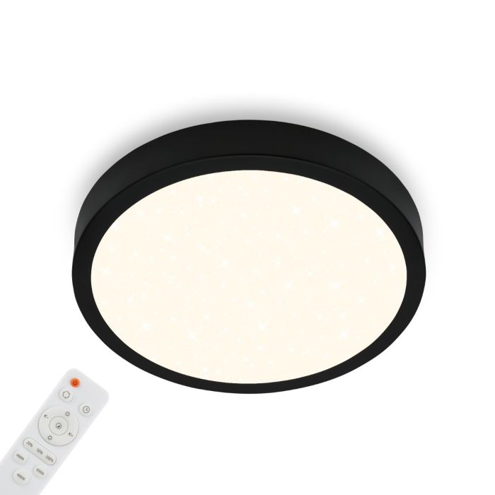 Lámpara Led De Superficie Negro