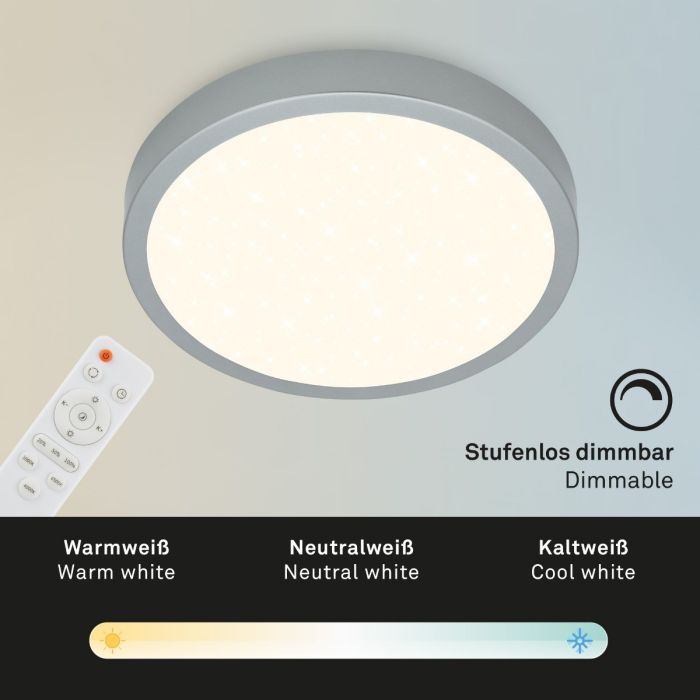 Lámpara Led De Superficie Efecto Estrella