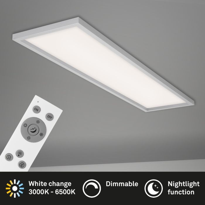 Panel Led CCT, 119,5 CM, 3800 Lumen, 36 Watt, Cromo Mate