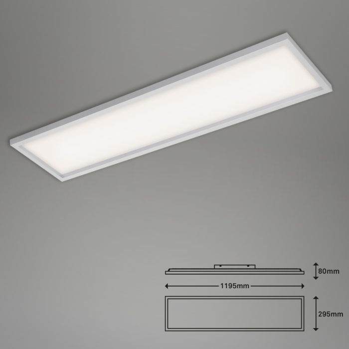 Panel Led CCT, 119,5 CM, 3800 Lumen, 36 Watt, Cromo Mate