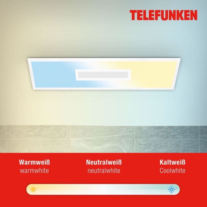 Panel Led Telefunken Memoria Mando Distancia, 100 Cm