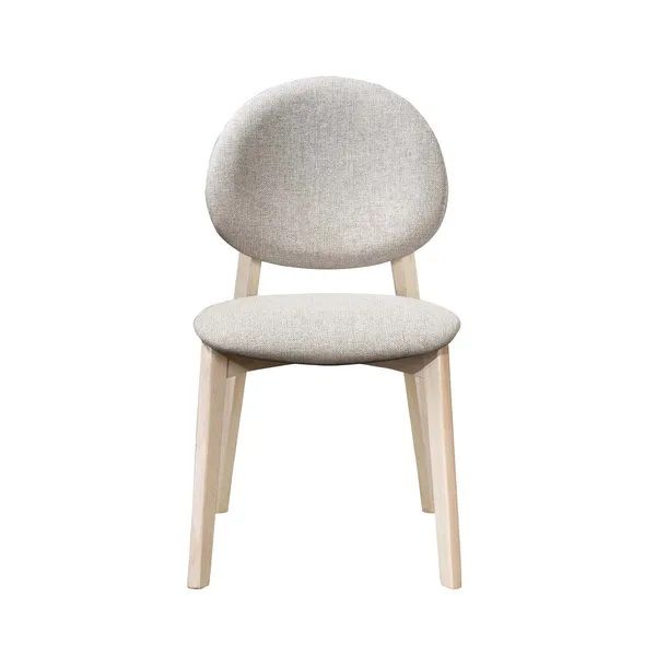 Silla Comedor Tejido Gris Claro Roble, 47'5 Cm
