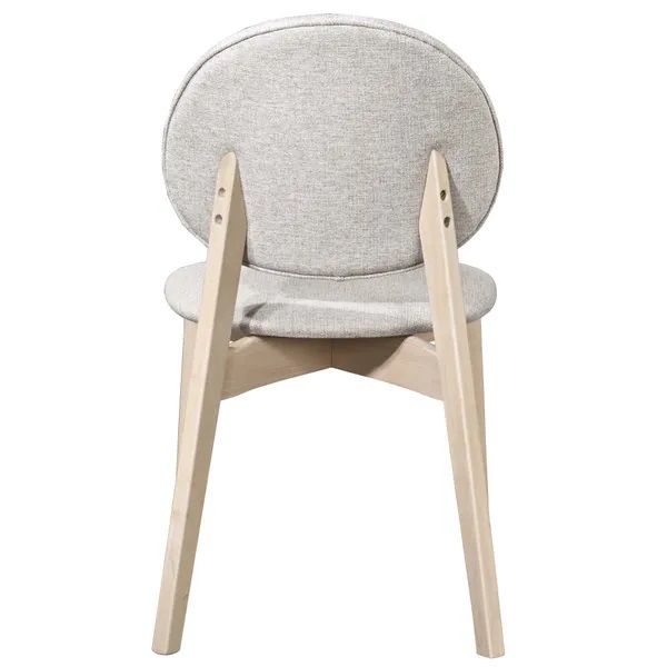 Silla Comedor Tejido Gris Claro Roble, 47'5 Cm
