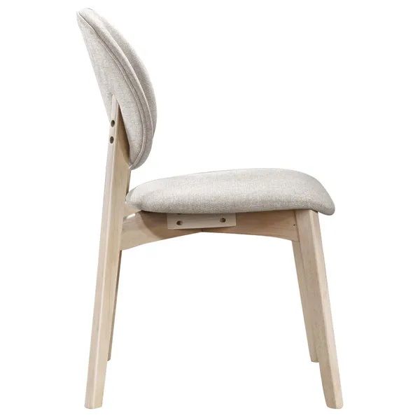 Silla Comedor Tejido Gris Claro Roble, 47'5 Cm