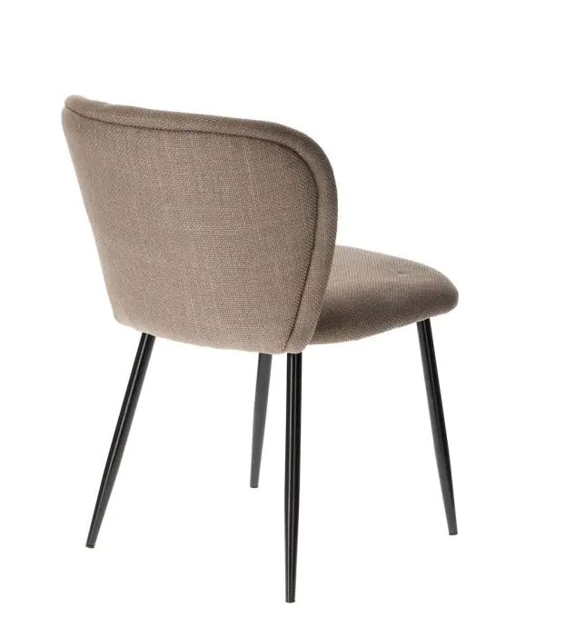 Silla Comedor Tejido Gris Metal, 52'5 Cm