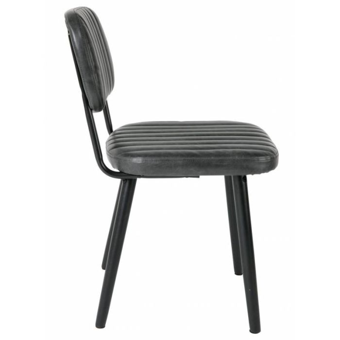 Silla Jake Símil Piel Madera Roble, 81 Cm