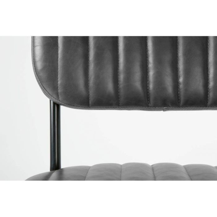 Silla Jake Worn Negro Desgastado, 81 Cm