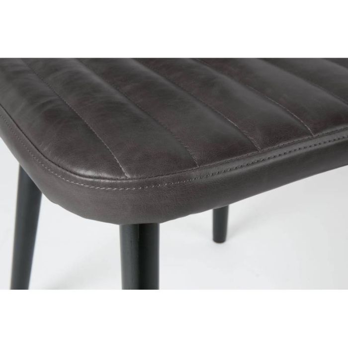 Silla Jake Worn Negro Desgastado, 81 Cm