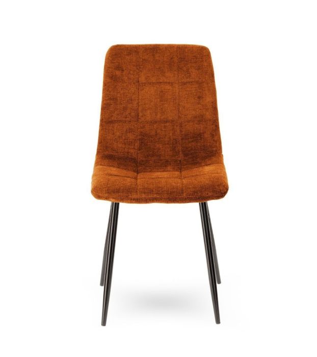 Silla Tejido Cognac Hierro, 44 Cm
