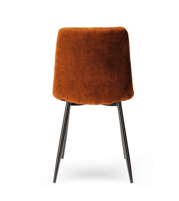 Silla Tejido Cognac Hierro, 44 Cm