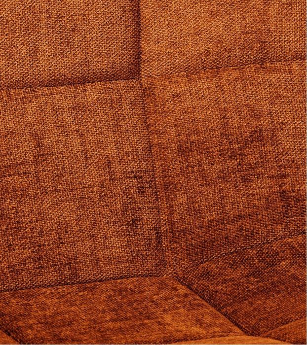 Silla Tejido Cognac Hierro, 44 Cm