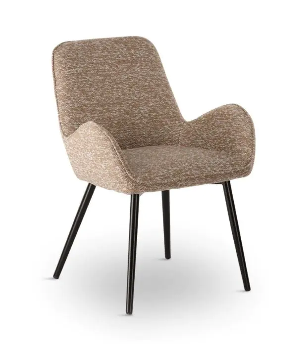 Silla Trevise Beige Jaspeado