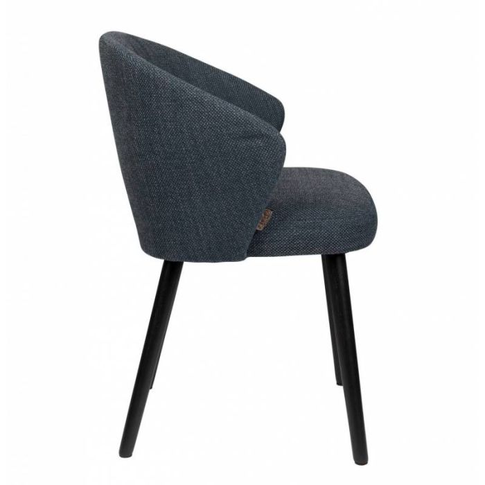 Silla Tejido Azul Oscuro Hierro, 52'5 Cm