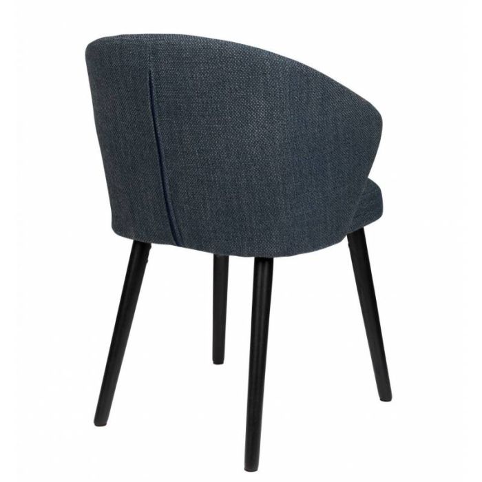 Silla Tejido Azul Oscuro Hierro, 52'5 Cm