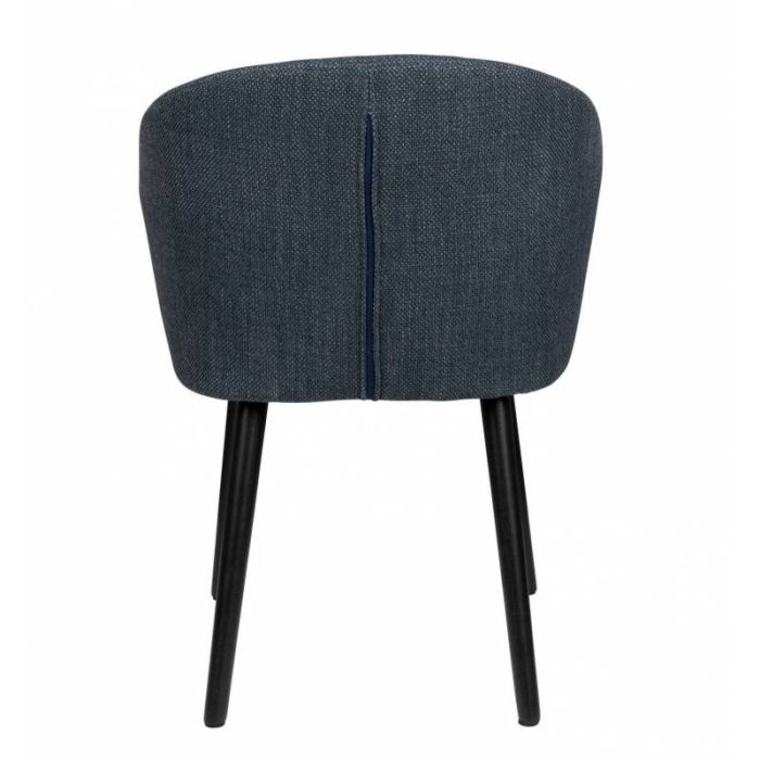 Silla Tejido Azul Oscuro Hierro, 52'5 Cm