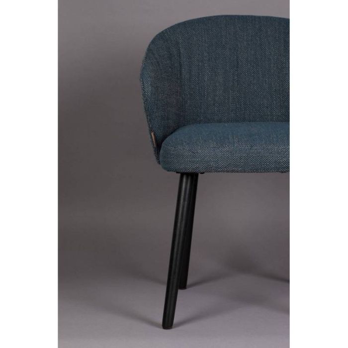 Silla Tejido Azul Oscuro Hierro, 52'5 Cm