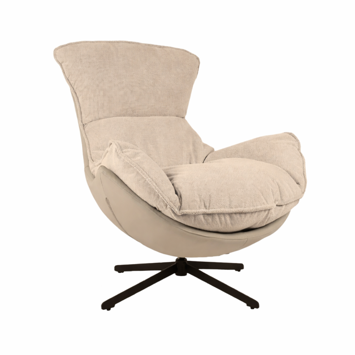 Sillón Giratorio Hans Beige