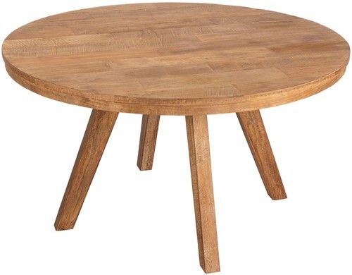 Mesa Comedor Redonda Madera Teca Reciclada, Ø140 Cm
