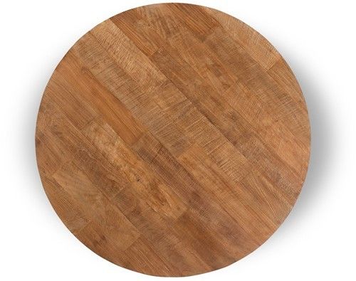 Mesa Comedor Redonda Madera Teca Reciclada, Ø140 Cm