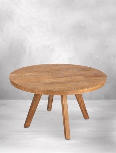 Mesa Comedor Redonda Madera Teca Reciclada, Ø140 Cm