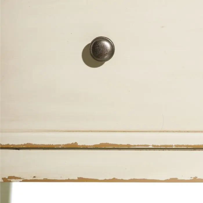 Cómoda Beige Madera Abeto, 90 Cm