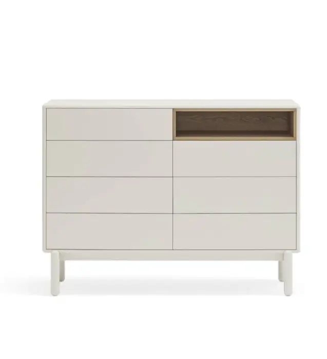 Cómoda Estilo Moderno Chapa Roble Dm