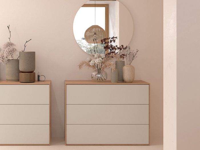 Cómoda 3 Cajones Laminado Natur Tempo 21