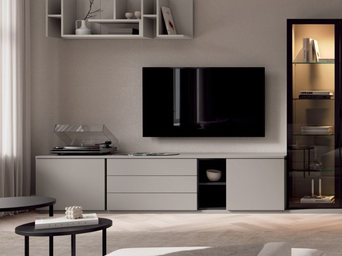 Composición Salón Cristal Laminado Muss 07, 329 Cm
