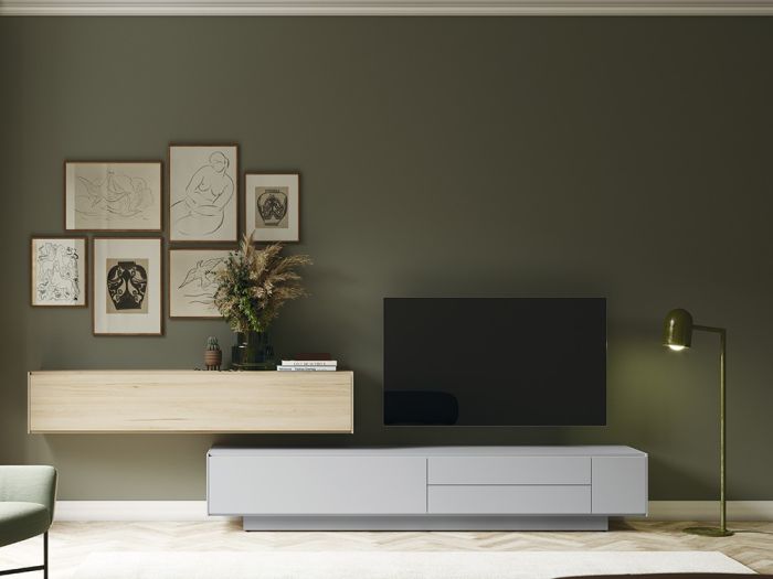 Composición Salón Laminado Haya, 245'2 Cm