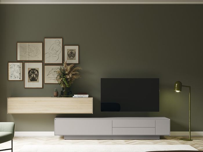 Composición Salón Laminado Haya, 245'2 Cm
