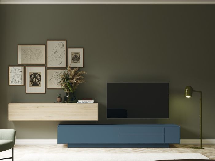 Composición Salón Laminado Haya, 245'2 Cm