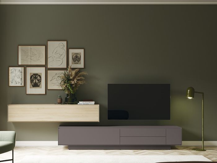 Composición Salón Laminado Haya, 245'2 Cm