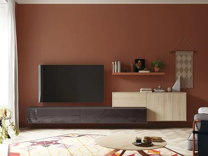 Composición Salón Suspendida Cristal Lacado Laminado, 337'4 Cm