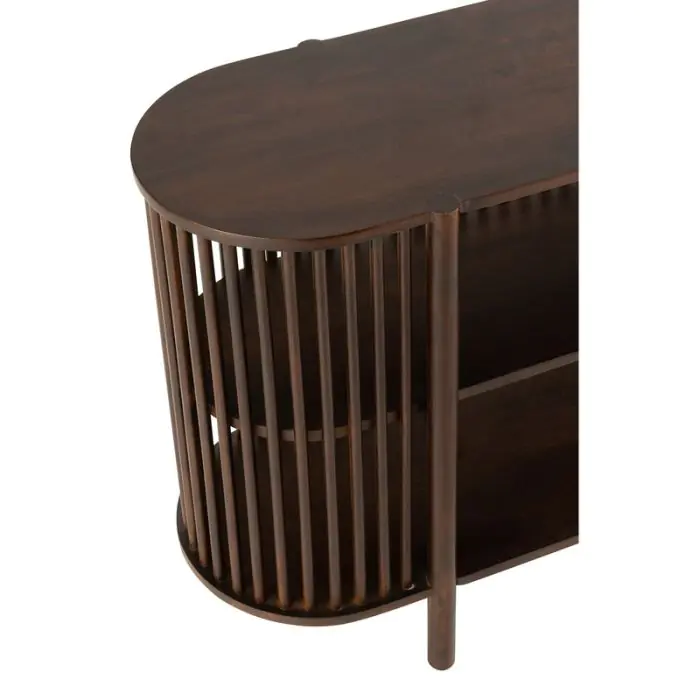 Consola Conie Madera Marrón Oscuro, 160 Cm
