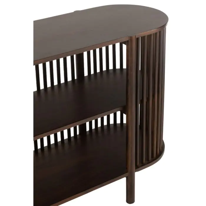 Consola Conie Madera Marrón Oscuro, 160 Cm