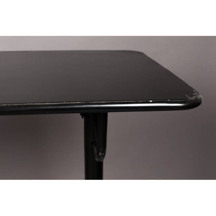 Mesa Alta Estilo Industrial Hierro Negro, 104 Cm