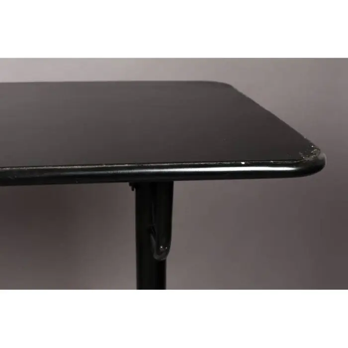 Mesa Alta Estilo Industrial Hierro Negro, 104 Cm