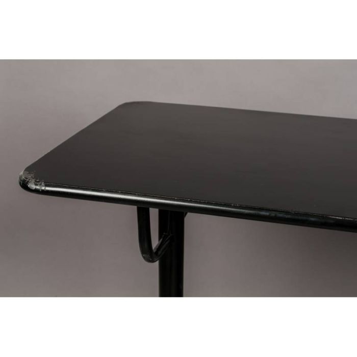 Mesa Alta Estilo Industrial Hierro Negro, 104 Cm