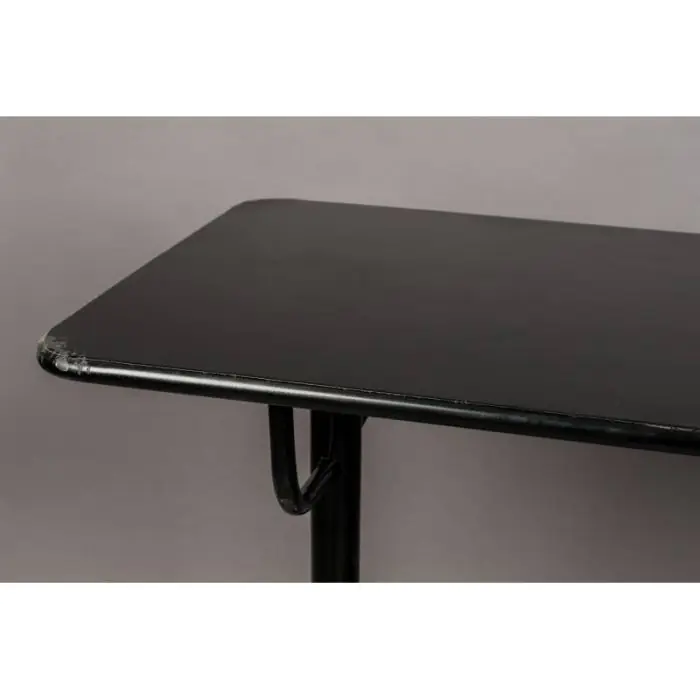 Mesa Alta Estilo Industrial Hierro Negro, 104 Cm