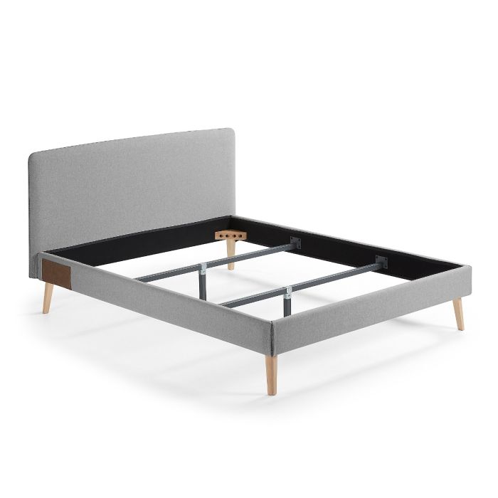 Cama Desenfundable Dyla Tapizado Gris 