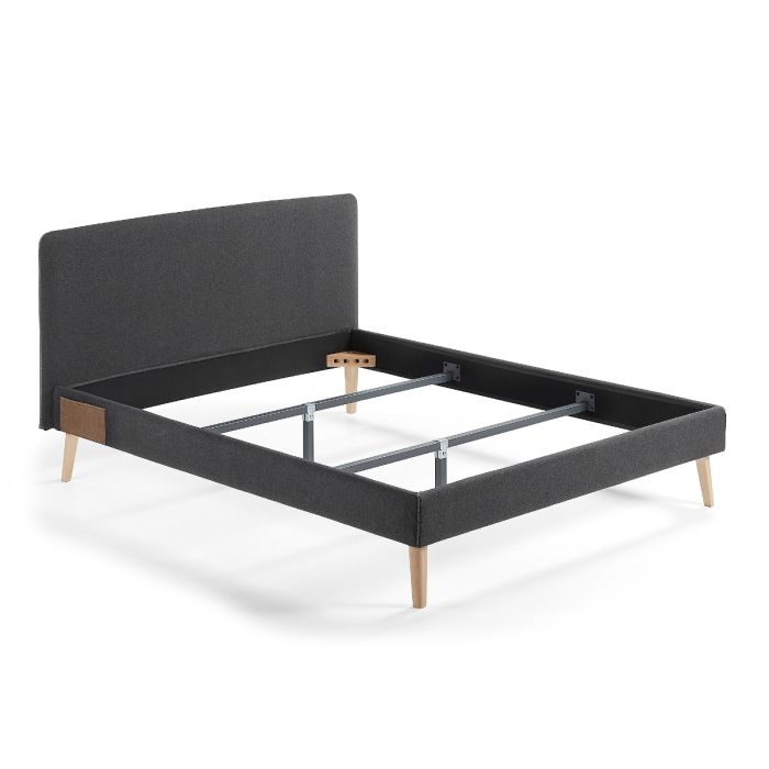 Cama Desenfundable Dyla Tapizado Negro 
