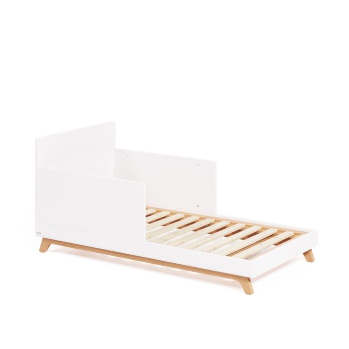 Cuna Convertible Madera Haya Lacada Blanco, 144 Cm
