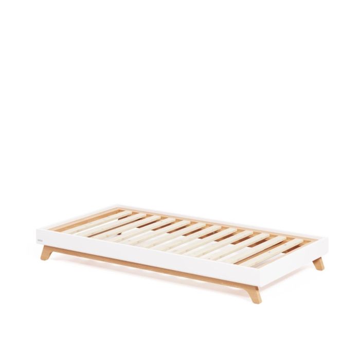 Cuna Convertible Madera Haya Lacada Blanco, 144 Cm