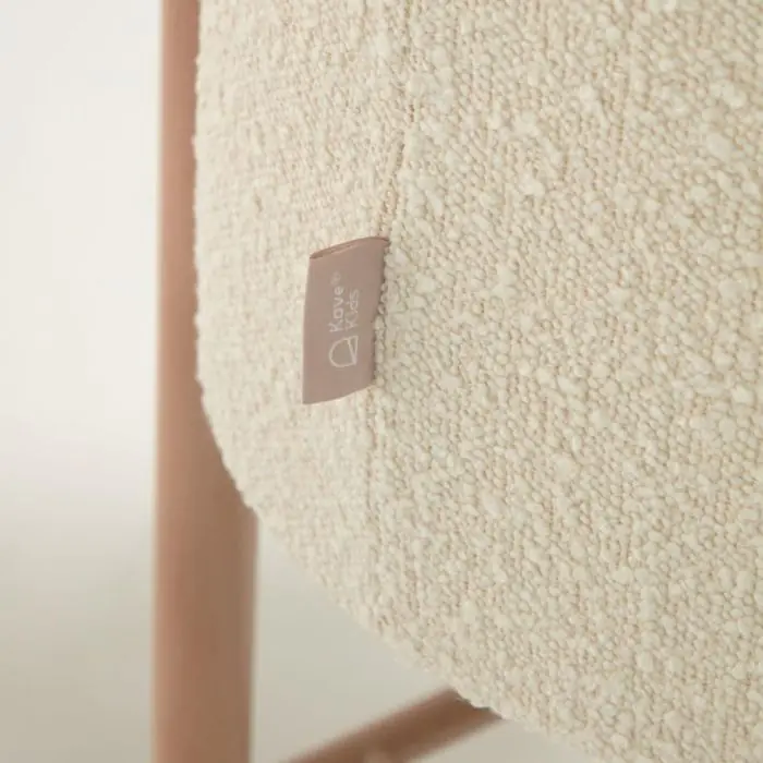 Cuna Convertible Tejido Borreguillo Beige Madera Haya, 46 Cm