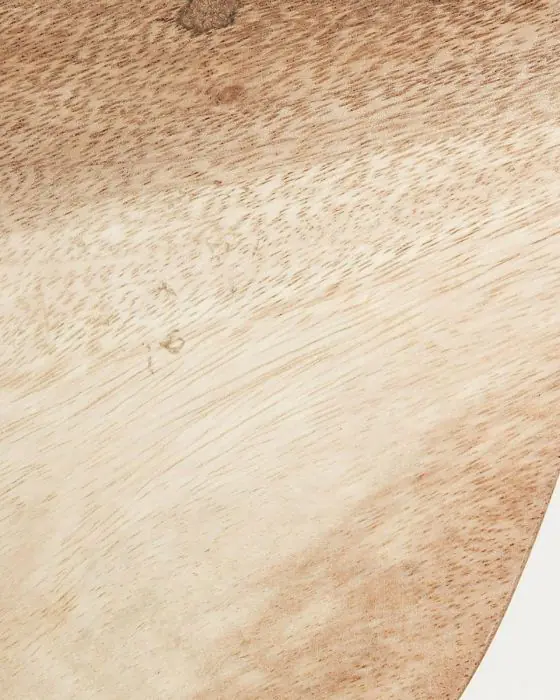 Taburete Madera Teca Natural, 30 Cm