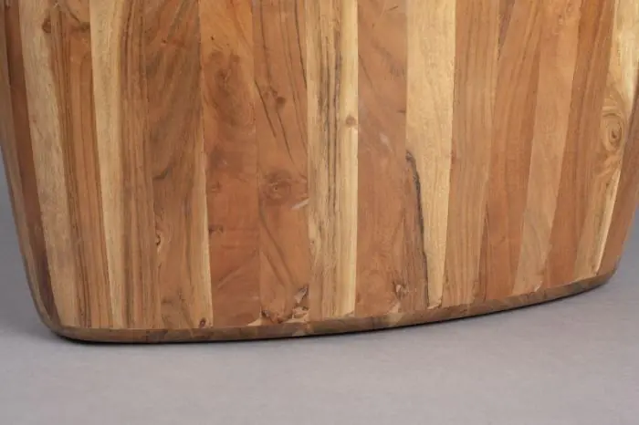Mesa Centro Madera Acacia Marrón, 58 Cm